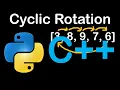 Cyclic Array Rotation in Python and C Codility Solutions Lesson 2