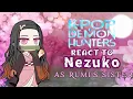 Download Lagu K-pop Demon Hunters react to Nezuko as Rumi's Sister//PART 1