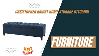 Christopher Knight Home Ottilie Fabric Storage Ottoman Furniture Design