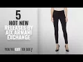 Hot New A X Armani Exchange Women Clothing 2018 A X Armani Exchange Women s Pleated Slim Trouser