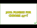 Ubuntu Java plugins for Chrome 45