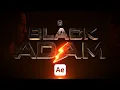 Element 3d tutorial Black Adam Title After effects