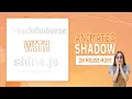 Text Shadow Animation on Mousemove Awesome text shadow