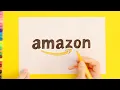 How to draw Amazon Logo