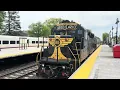 PM Rush Hour NJ Transit action at Ridgewood Part 1
