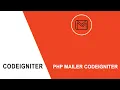 How to send mail using PHP mailer Codeigniter
