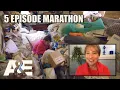 Hoarders Top Episodes MARATHON - Binge Them w Dorothy the Organizer Part 1 A E