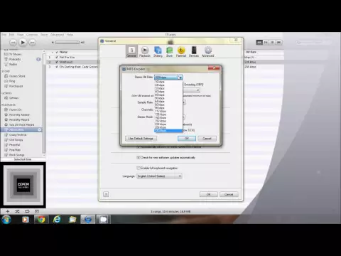 Download MP3 Tutorial - How To Convert Song(s) to 320 kbps [Using iTunes]