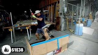 Refitting an OLD SAILBOAT Project Boat Dawn Hunter DIY Sailboat Refit (Steel Motorsailer Boat Life)