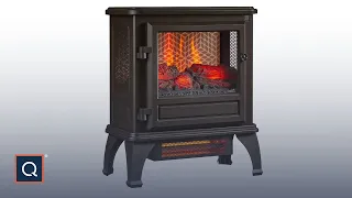 Duraflame Infrared 23 Stove Heater w Spectrafire 3D Color Flames QVC