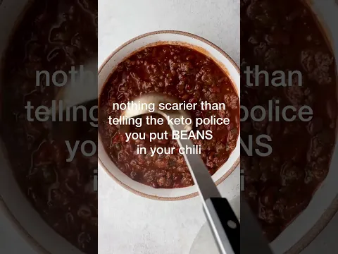 The keto police won’t like this chili 🫣