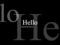 Evanescence  Hello (lyrics)