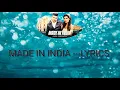 Guru Randhawa: MADE IN INDIA | [Lyrics]