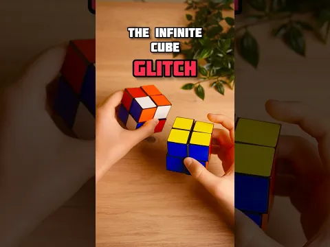 Have You Heard Of The Infinite Cube Glitch? 🤔 #rubikscube #shorts #puzzle