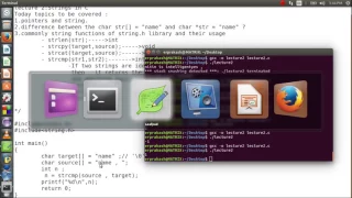 Important string library methods in C