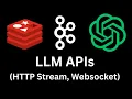 4 Types of APIs for LLM Apps HTTP Streams Websocket