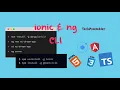 Ionic 5 - 02 Installing CLI