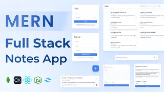 Build a Full Stack Notes App using MERN MongoDB Express React JS Node JS