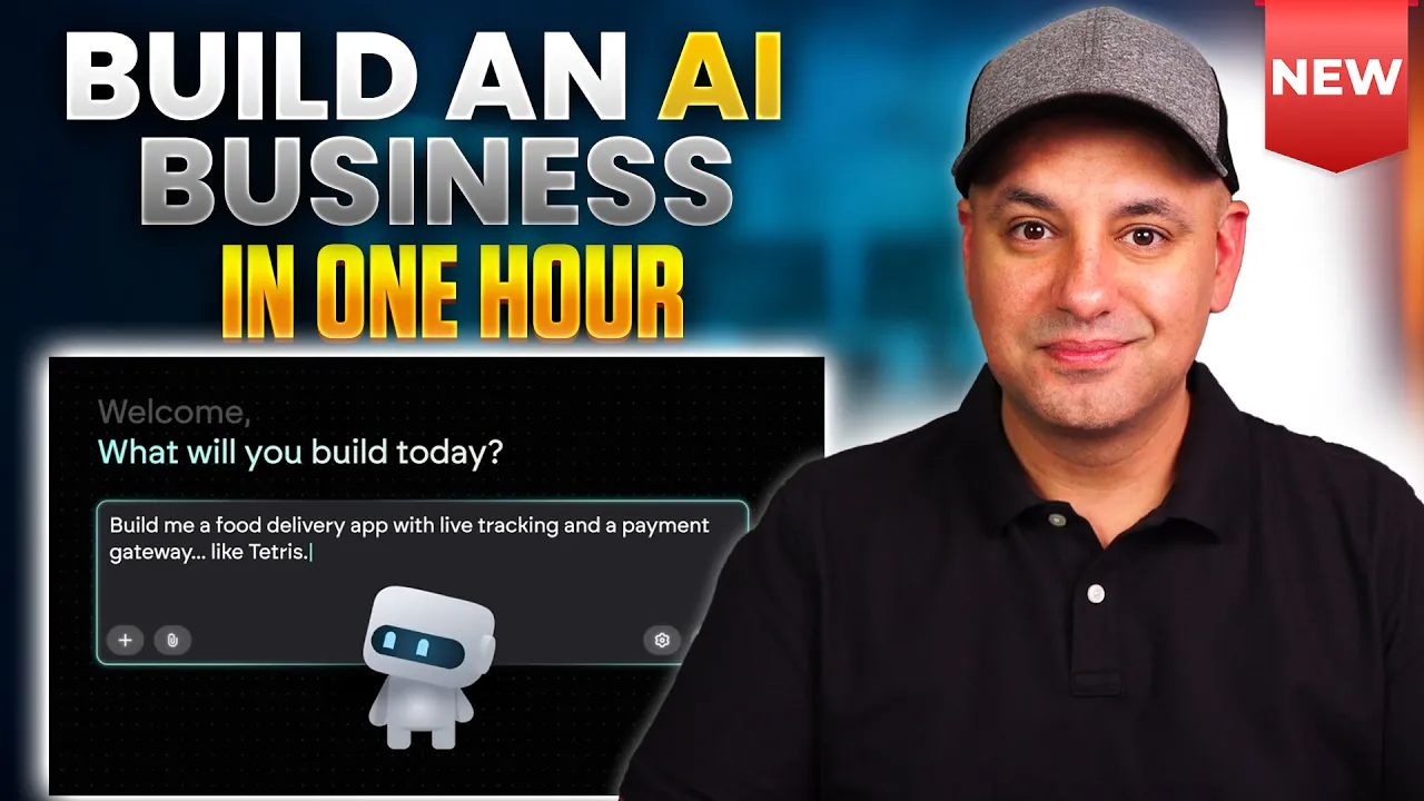 I Built a Real AI App in 60 Minutes (No Coding): video thumbnail
