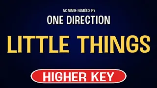 Download One Direction - Little Things | Karaoke Higher Key MP3