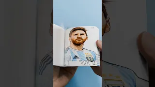 رسم ليونيل ميسي بدفتر الصور المتحركة ليو ميسي كرة القدم دندنها