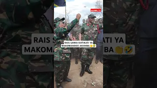 TAZAMA RAIS SAMIA KATIKATI YA MAKOMANDOO Wa JWTZ AKIIMBA Makomandoo Jwtz Raissamia Globaltv 