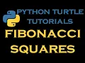 Python Turtle Tutorials 30 Fibonacci Squares