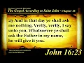 The Gospel of John Chapter 16 - Bible Book 43