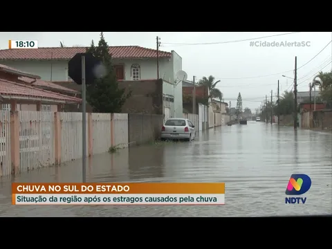 Chuva no Sul do Estado: Situação da região após os estragos causados pela chuva