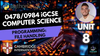 iGCSE Computer Science - Unit 8 Lesson 11 Programming