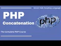 Concatenation in PHP