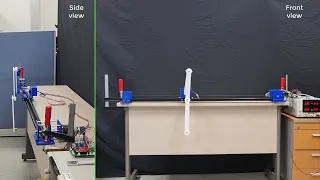 Triple inverted pendulum Transition control