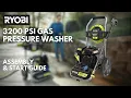 How to Assemble Start The RYOBI 3200 PSI Gas Pressure Washer
