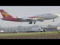 Lagu BOEING 747 SUPARNA AIRLINES TIANJIN TO AMSTERDAM LANDING SCHIPHOL AIRPORT PLANE SPOTTING B2432