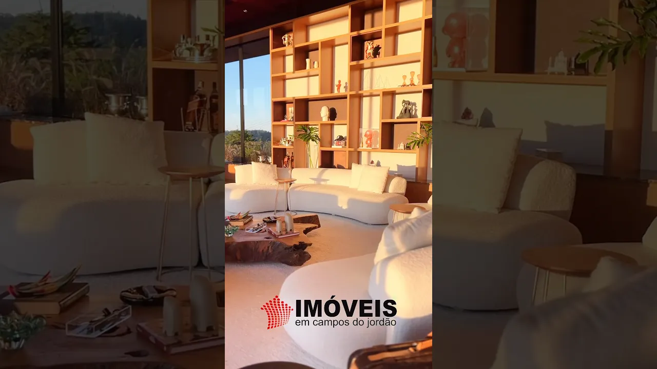 Video do Imóvel: Luxo e modernidade em Campos do Jordão. Com 11 suítes, heliponto, piscinas e até pista de boliche.