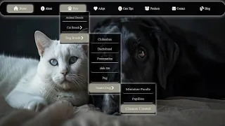 How to Create a Multi-Level Dropdown Menu in HTML CSS Font Awesome Icons