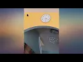 Sharp Atomic Analog Wall Clock - 10 5 Suspended Glass Face Atomic Clock