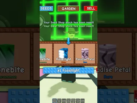 NEW FOSSILLIGHT OPENING in Grow A Garden Roblox!? π² #growagarden #growagardenroblox #roblox