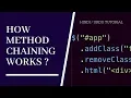 How Method Chaining Works Object Literal Design Pattern Hindi Urdu Tutorial