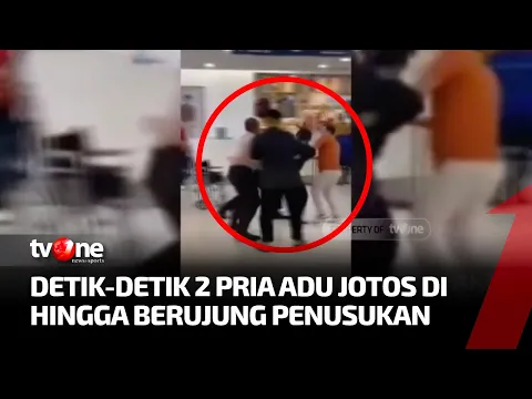 Ngeri, Dua Pria Terlibat Perkelahian di Mall hingga Berujung Penusukan