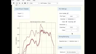 IPython Widget GUI for Spectroscopy