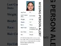 MISSING PERSON ALERT Help Find Autumn Joy McFarland