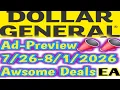 - 2026 Dollar General Ad-Preview Next Week
