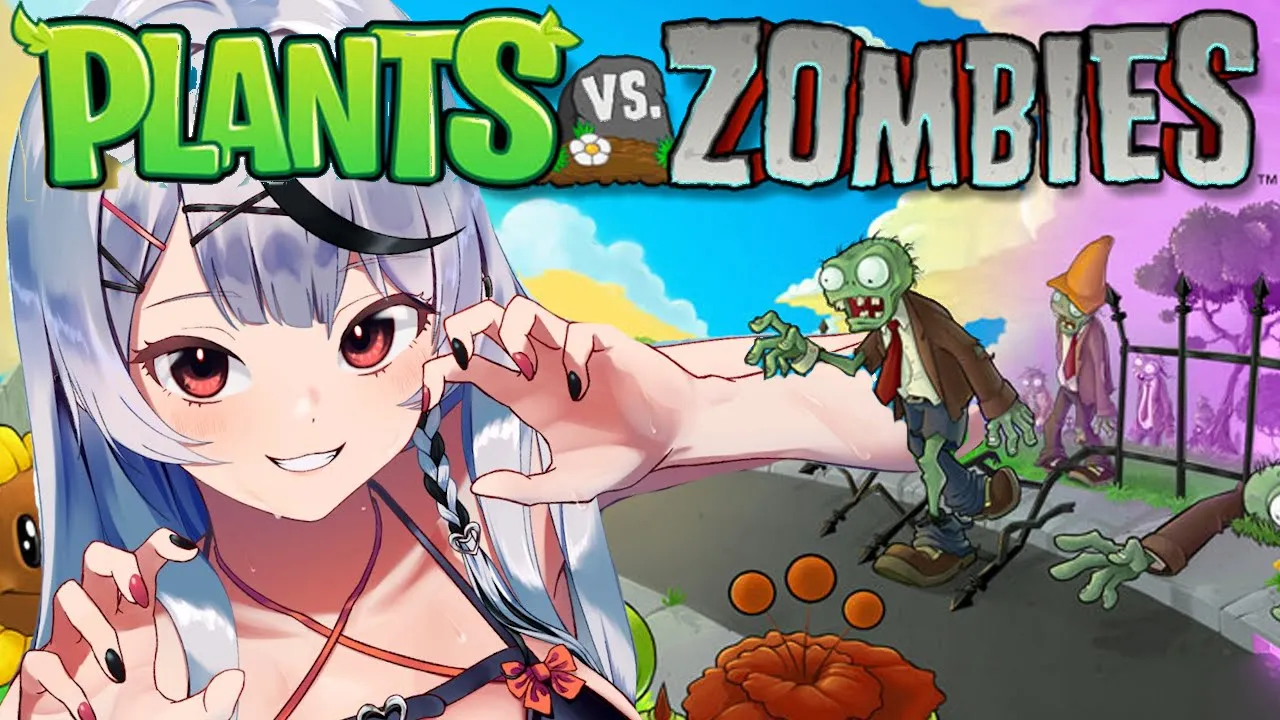 【Plants vs. Zombies】時間泥棒ゲーやるぞ！襲い掛かるゾンビから畑を守る終末タワーディフェンス【沙花叉クロヱ/ホロライブ】