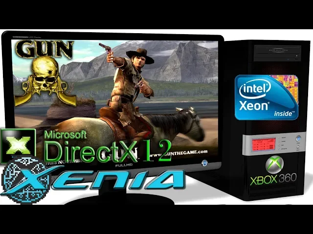 XENIA DX12 [Xbox 360] - GUN [Gameplay] DirectX 12 api #4