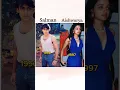 Lagu Salman Khan and Aishwarya Rai transformation ❤️😘 #couplegoals #love