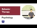 Behavior Therapy Psychology