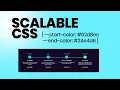 Advanced CSS technique for Psuedo Element and CSS variables