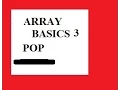 Flash Tutorial 12 Arrays 3 POP