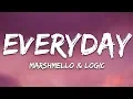 Download Lagu Marshmello \u0026 Logic - EVERYDAY (Lyrics)